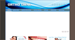 Desktop Screenshot of ortho-oral.com